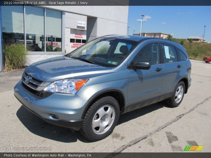 Opal Sage Metallic / Ivory 2010 Honda CR-V LX AWD