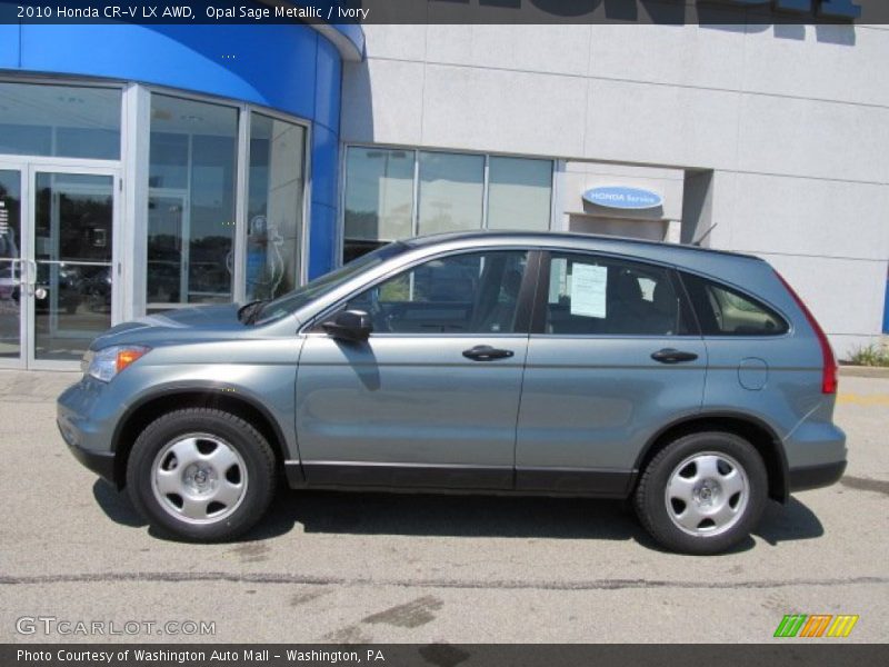 Opal Sage Metallic / Ivory 2010 Honda CR-V LX AWD