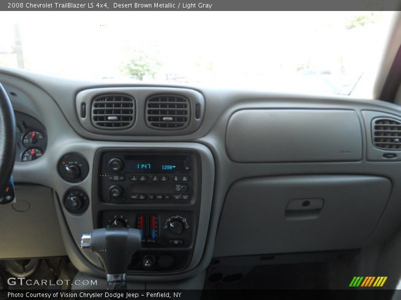 Desert Brown Metallic / Light Gray 2008 Chevrolet TrailBlazer LS 4x4