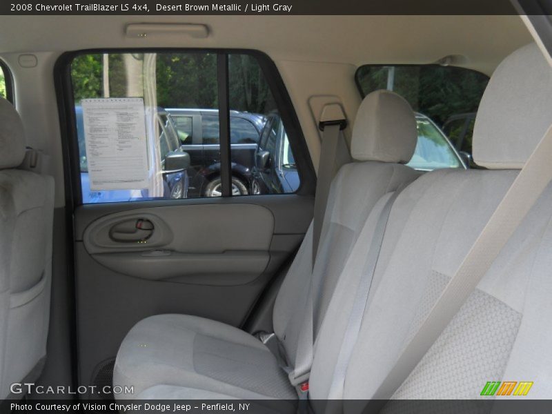 Desert Brown Metallic / Light Gray 2008 Chevrolet TrailBlazer LS 4x4