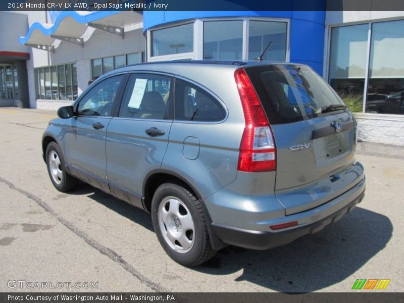 Opal Sage Metallic / Ivory 2010 Honda CR-V LX AWD