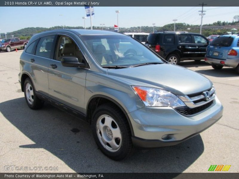 Opal Sage Metallic / Ivory 2010 Honda CR-V LX AWD