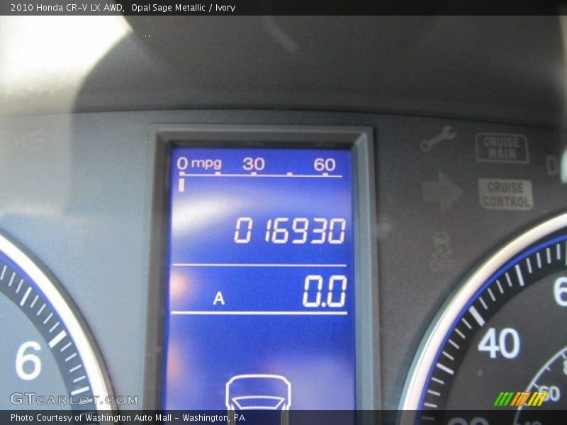 Opal Sage Metallic / Ivory 2010 Honda CR-V LX AWD