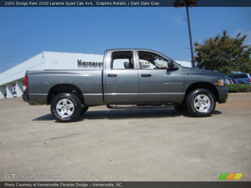 Graphite Metallic / Dark Slate Gray 2003 Dodge Ram 1500 Laramie Quad Cab 4x4
