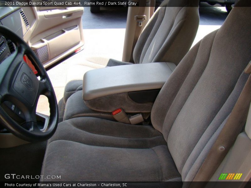 Flame Red / Dark Slate Gray 2001 Dodge Dakota Sport Quad Cab 4x4