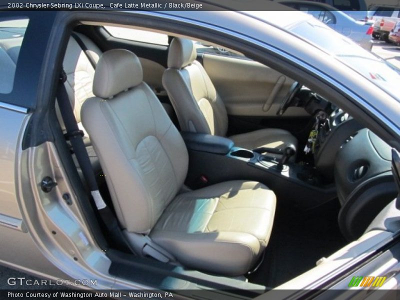 Cafe Latte Metallic / Black/Beige 2002 Chrysler Sebring LXi Coupe