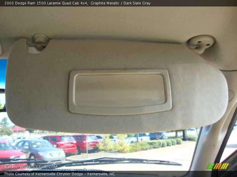 Graphite Metallic / Dark Slate Gray 2003 Dodge Ram 1500 Laramie Quad Cab 4x4