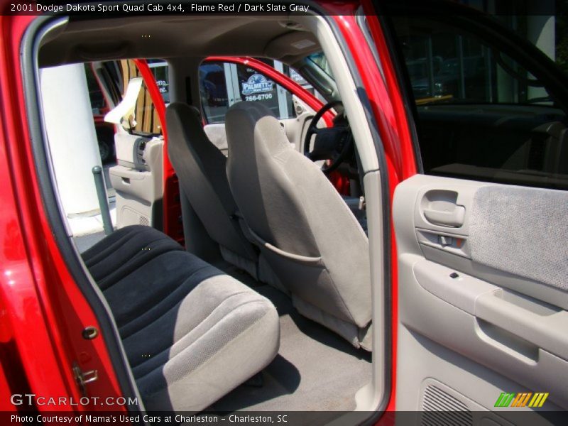 Flame Red / Dark Slate Gray 2001 Dodge Dakota Sport Quad Cab 4x4