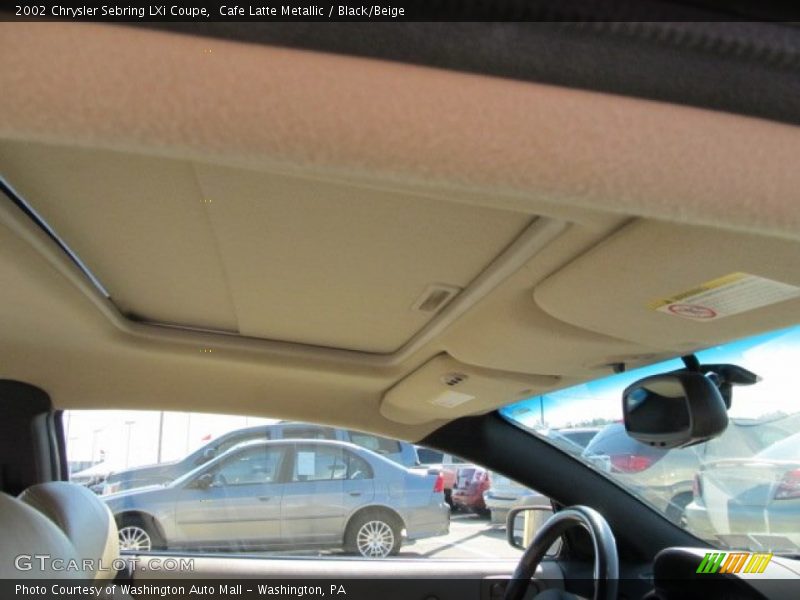 Cafe Latte Metallic / Black/Beige 2002 Chrysler Sebring LXi Coupe