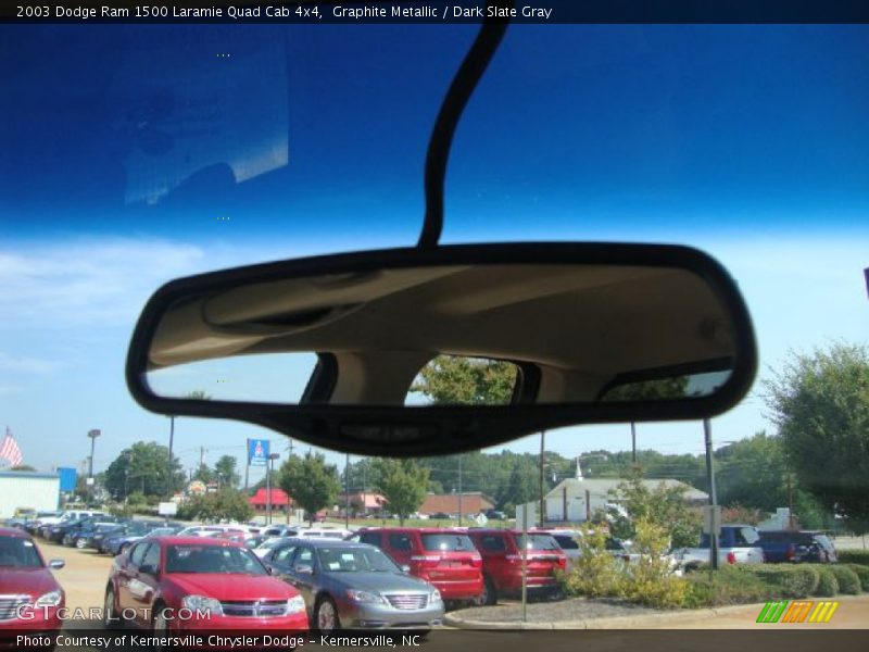 Graphite Metallic / Dark Slate Gray 2003 Dodge Ram 1500 Laramie Quad Cab 4x4
