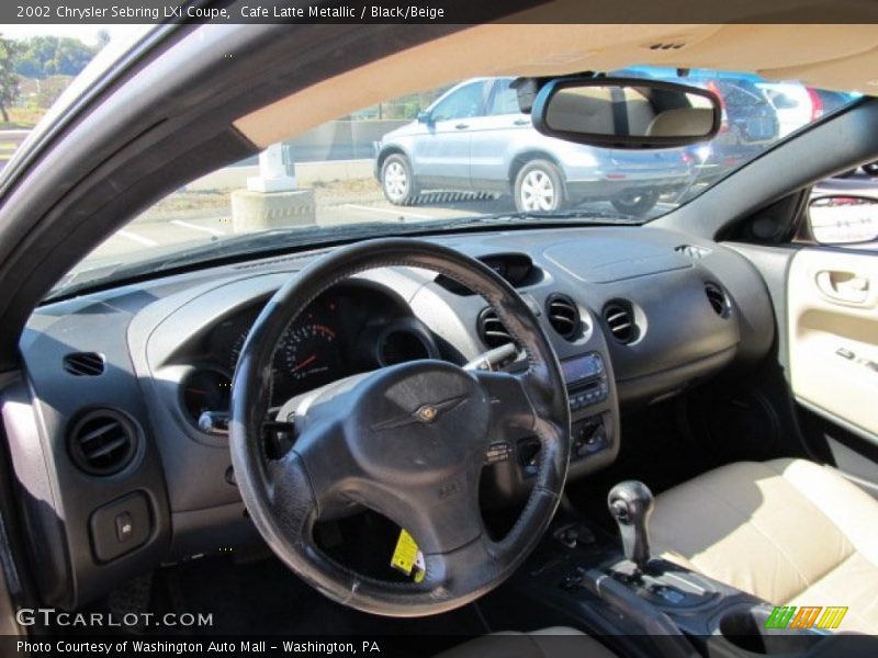 Cafe Latte Metallic / Black/Beige 2002 Chrysler Sebring LXi Coupe
