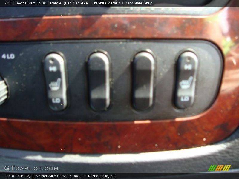 Graphite Metallic / Dark Slate Gray 2003 Dodge Ram 1500 Laramie Quad Cab 4x4