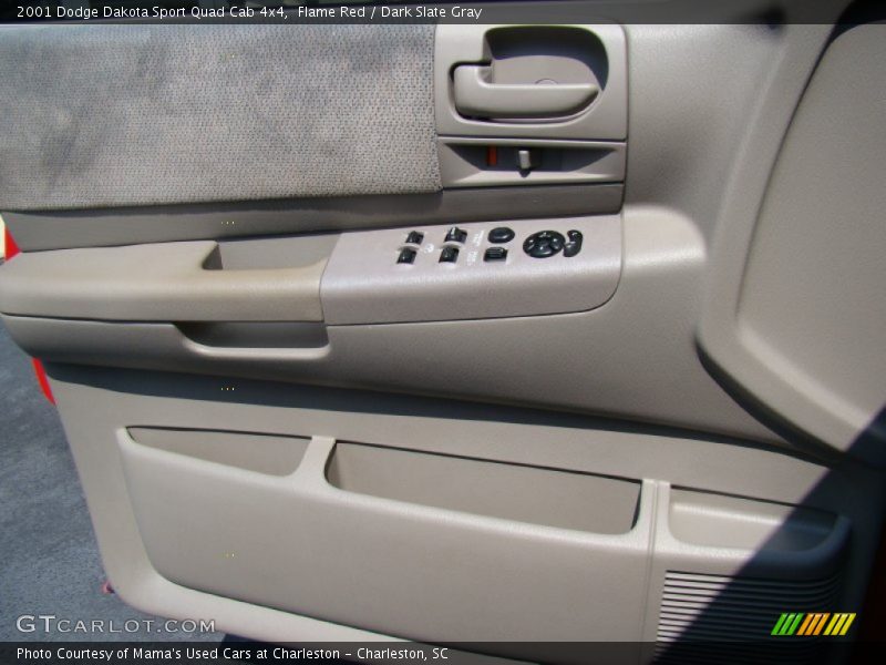Flame Red / Dark Slate Gray 2001 Dodge Dakota Sport Quad Cab 4x4