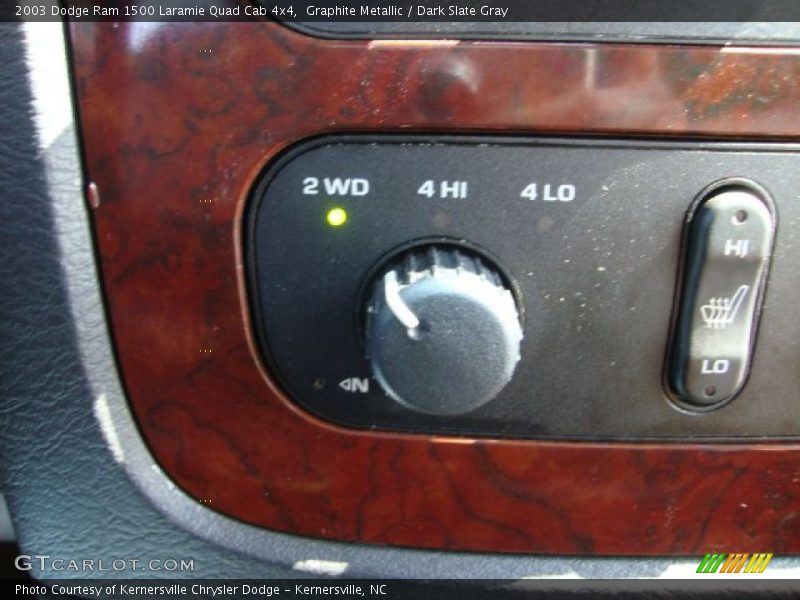 Graphite Metallic / Dark Slate Gray 2003 Dodge Ram 1500 Laramie Quad Cab 4x4