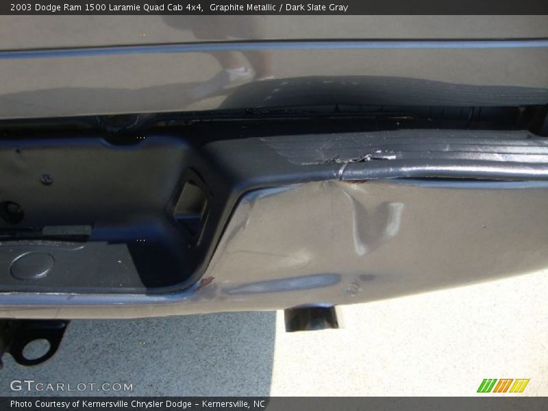 Graphite Metallic / Dark Slate Gray 2003 Dodge Ram 1500 Laramie Quad Cab 4x4
