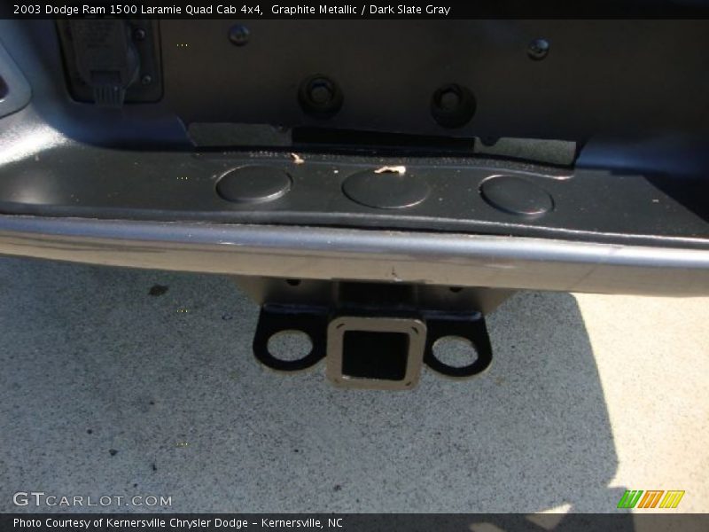 Graphite Metallic / Dark Slate Gray 2003 Dodge Ram 1500 Laramie Quad Cab 4x4