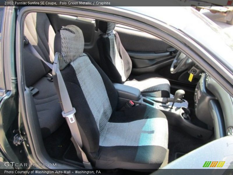 Polo Green Metallic / Graphite 2002 Pontiac Sunfire SE Coupe