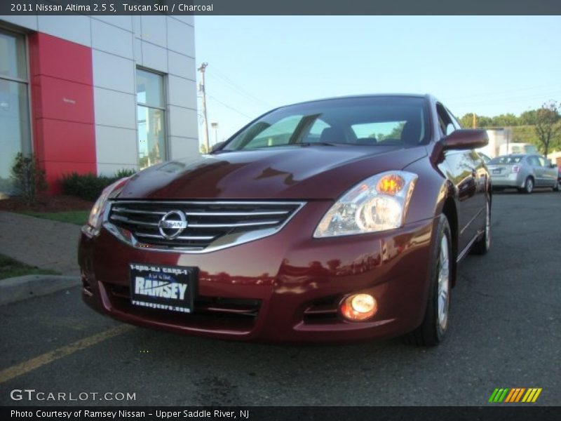 Tuscan Sun / Charcoal 2011 Nissan Altima 2.5 S