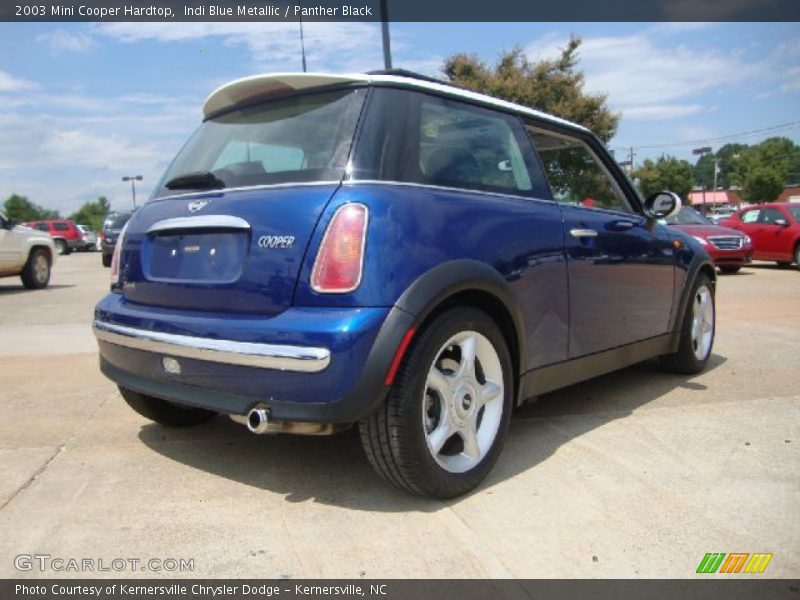 Indi Blue Metallic / Panther Black 2003 Mini Cooper Hardtop