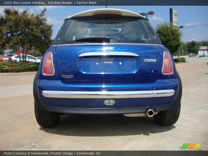 Indi Blue Metallic / Panther Black 2003 Mini Cooper Hardtop