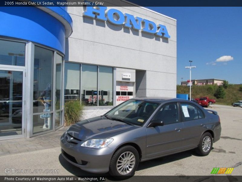 Magnesium Metallic / Gray 2005 Honda Civic LX Sedan