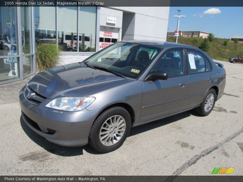 Magnesium Metallic / Gray 2005 Honda Civic LX Sedan