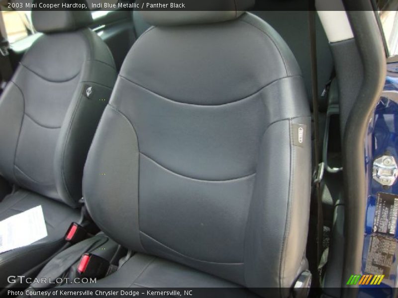 Indi Blue Metallic / Panther Black 2003 Mini Cooper Hardtop