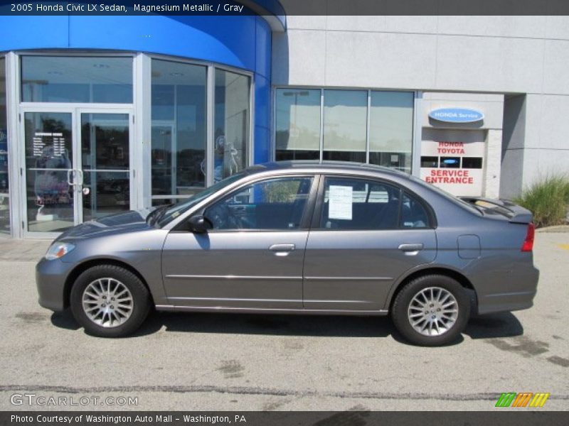 Magnesium Metallic / Gray 2005 Honda Civic LX Sedan