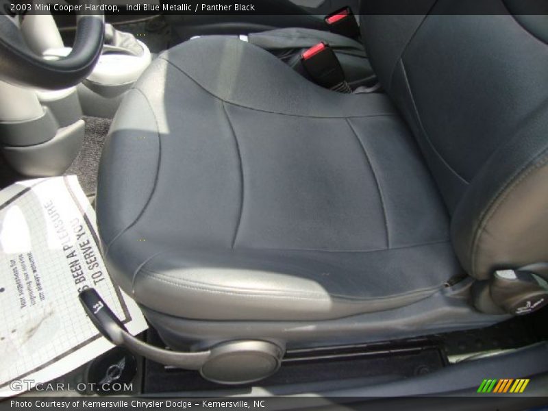 Indi Blue Metallic / Panther Black 2003 Mini Cooper Hardtop