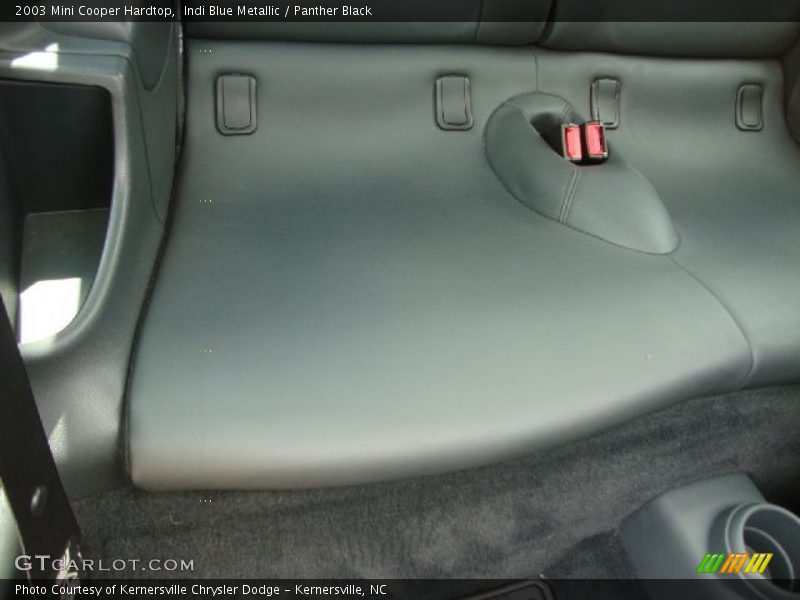 Indi Blue Metallic / Panther Black 2003 Mini Cooper Hardtop