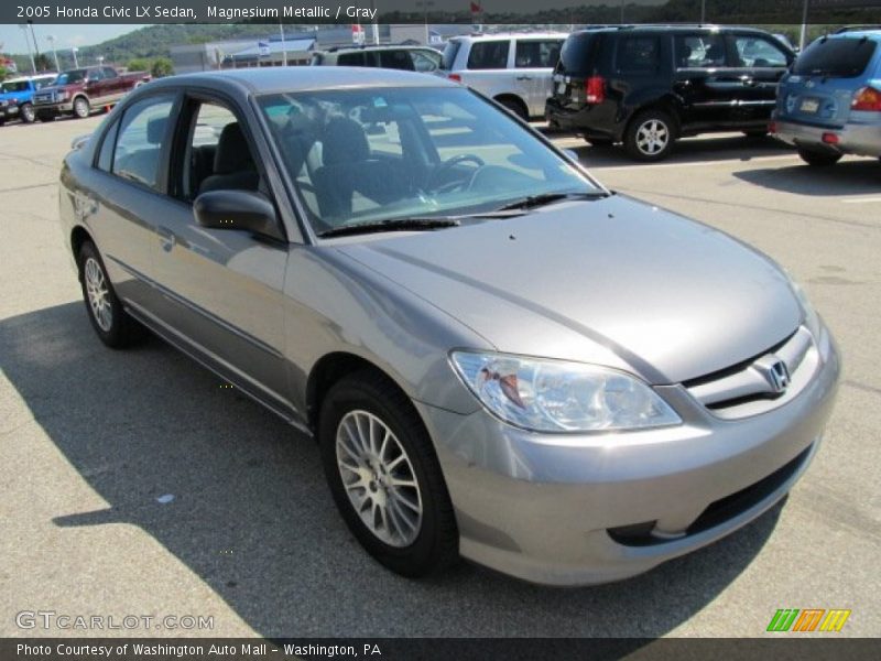 Magnesium Metallic / Gray 2005 Honda Civic LX Sedan