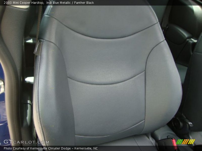 Indi Blue Metallic / Panther Black 2003 Mini Cooper Hardtop