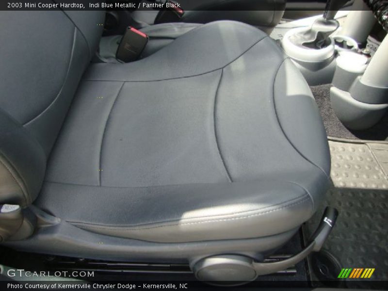 Indi Blue Metallic / Panther Black 2003 Mini Cooper Hardtop