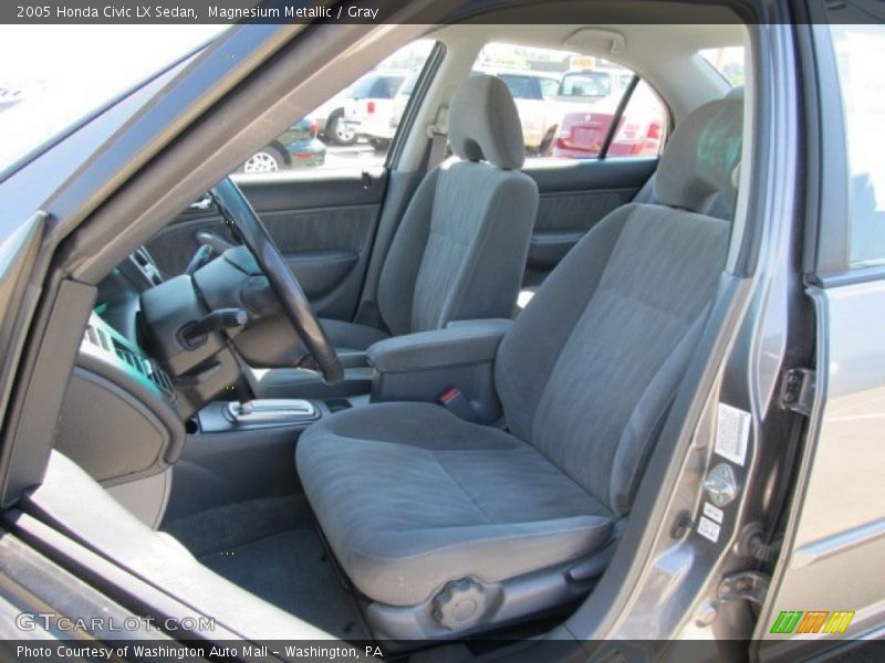 Magnesium Metallic / Gray 2005 Honda Civic LX Sedan