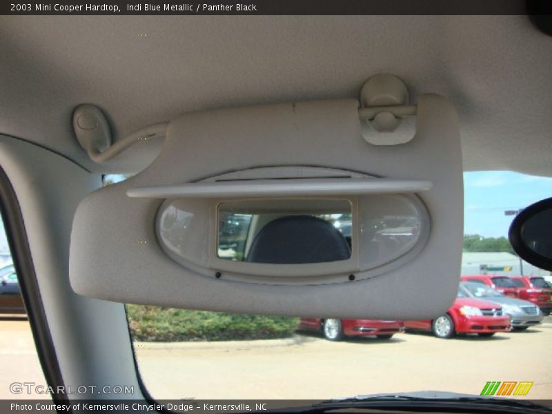 Indi Blue Metallic / Panther Black 2003 Mini Cooper Hardtop