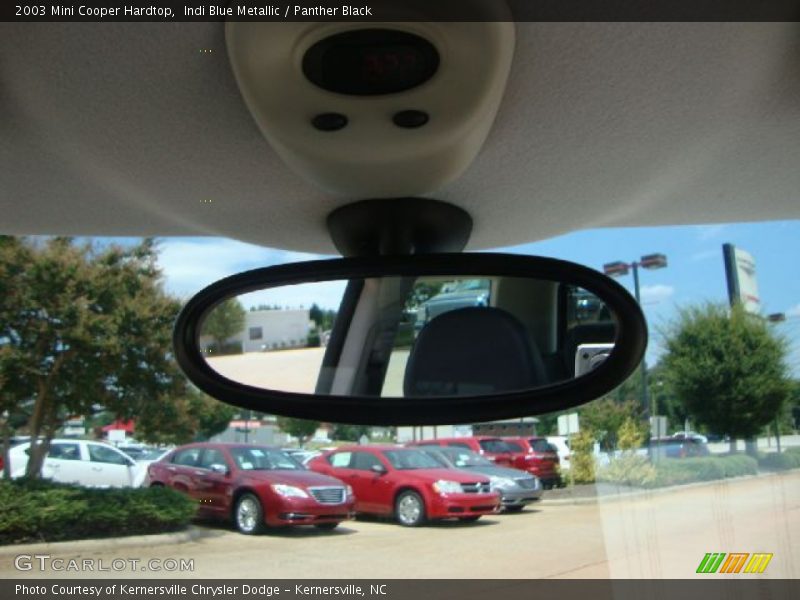 Indi Blue Metallic / Panther Black 2003 Mini Cooper Hardtop