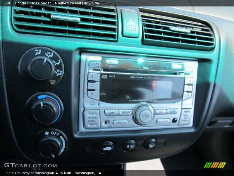 Magnesium Metallic / Gray 2005 Honda Civic LX Sedan