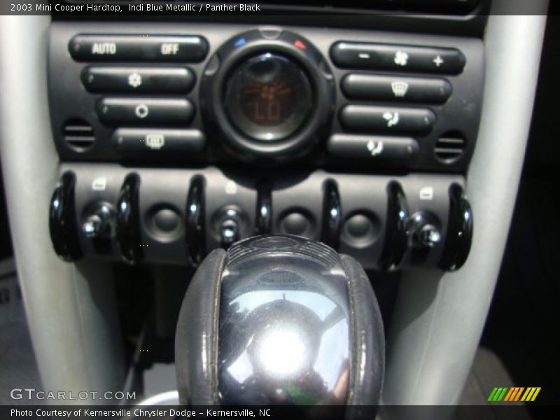 Indi Blue Metallic / Panther Black 2003 Mini Cooper Hardtop