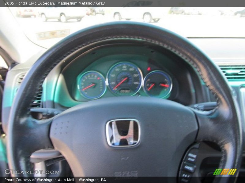 Magnesium Metallic / Gray 2005 Honda Civic LX Sedan