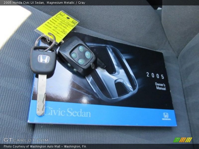 Magnesium Metallic / Gray 2005 Honda Civic LX Sedan