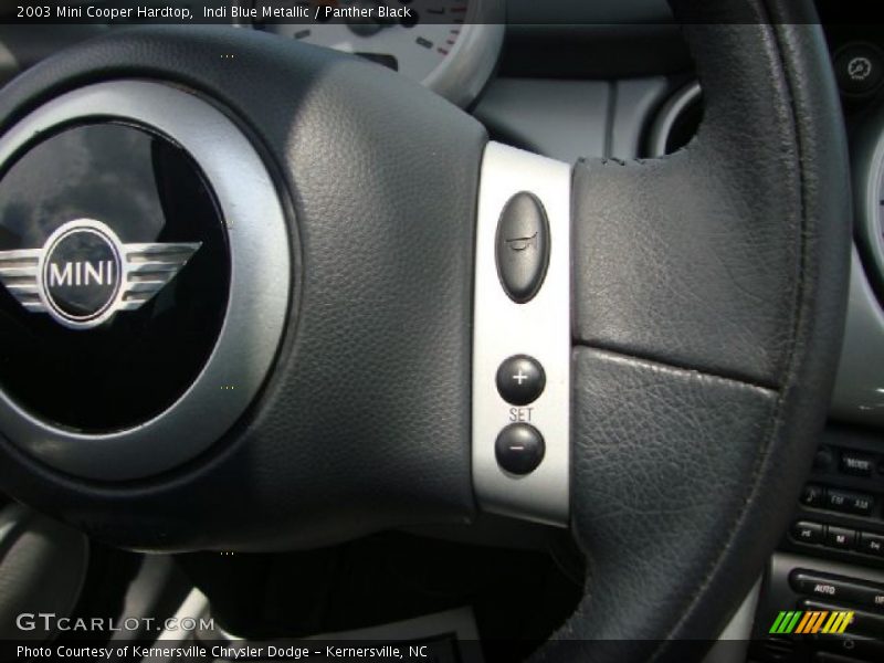 Indi Blue Metallic / Panther Black 2003 Mini Cooper Hardtop