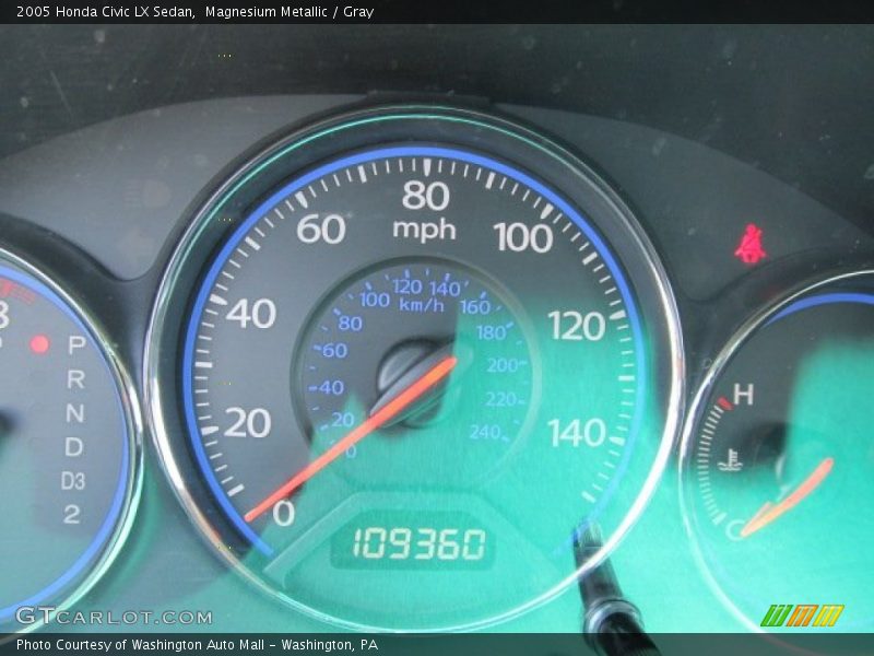 Magnesium Metallic / Gray 2005 Honda Civic LX Sedan