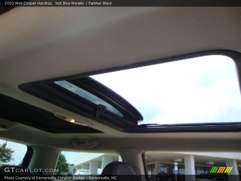 Indi Blue Metallic / Panther Black 2003 Mini Cooper Hardtop