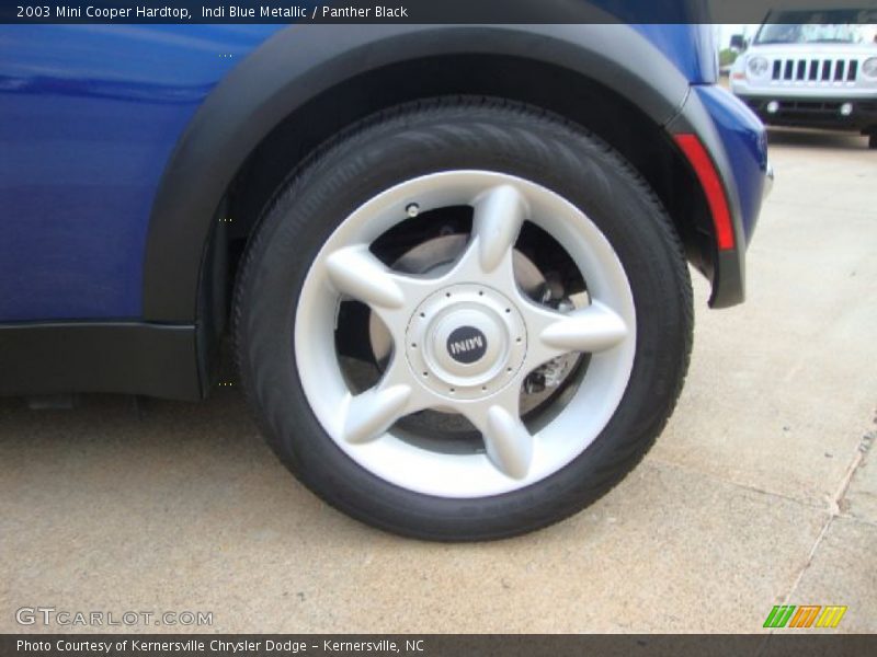 Indi Blue Metallic / Panther Black 2003 Mini Cooper Hardtop