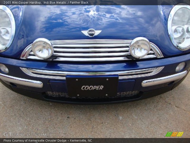 Indi Blue Metallic / Panther Black 2003 Mini Cooper Hardtop