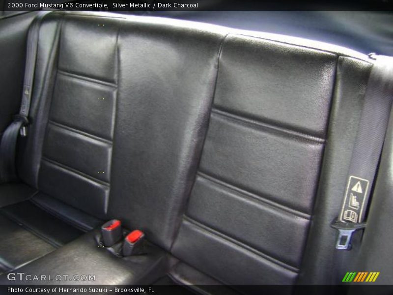 Silver Metallic / Dark Charcoal 2000 Ford Mustang V6 Convertible