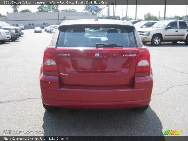 Inferno Red Crystal Pearl / Dark Slate Gray 2011 Dodge Caliber Mainstreet