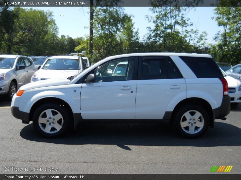 Polar White / Gray 2004 Saturn VUE V6 AWD