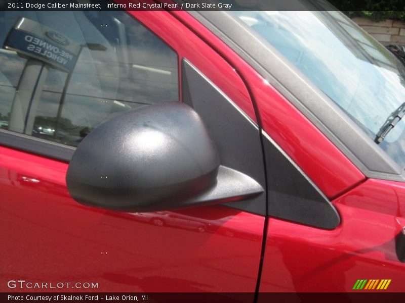 Inferno Red Crystal Pearl / Dark Slate Gray 2011 Dodge Caliber Mainstreet