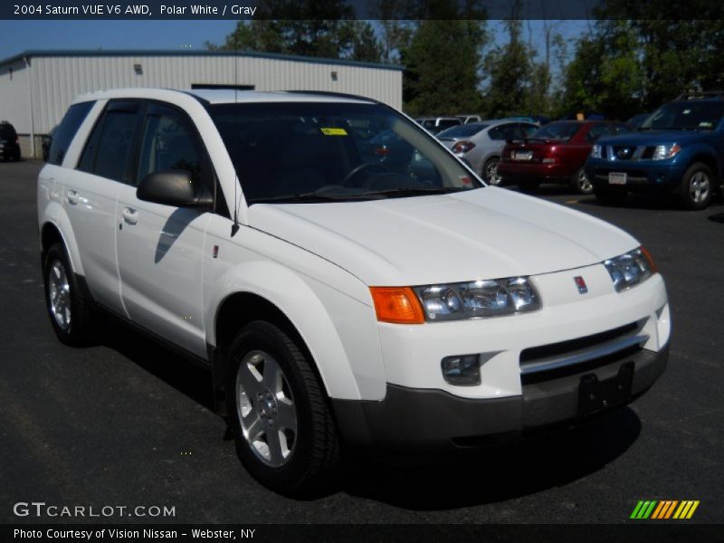 Polar White / Gray 2004 Saturn VUE V6 AWD